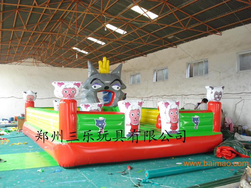 儿童充气蓝猫蹦蹦床乐园 山西淘气堡跳跳床 气模气包