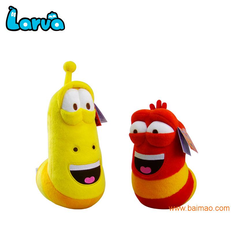 爆笑虫子毛绒玩具红色12寸公仔韩国正版授权厂家直销