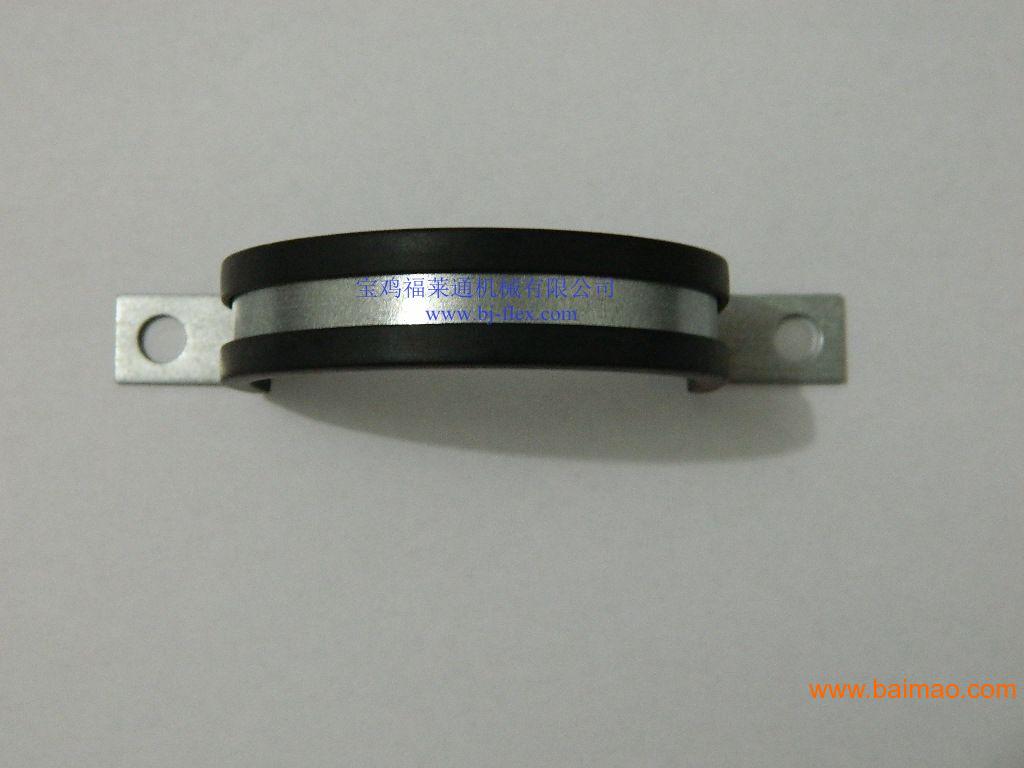 供应金属管夹 金属包塑料软管夹 包胶管夹 R型线夹