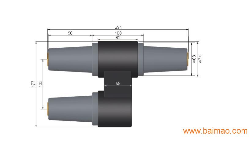 HDJT-15/630 螺栓式H型对接套管