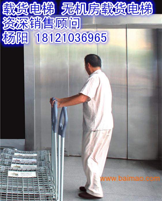 厂家直销江苏省镇江市丹徒区大吨位无机房载货电梯