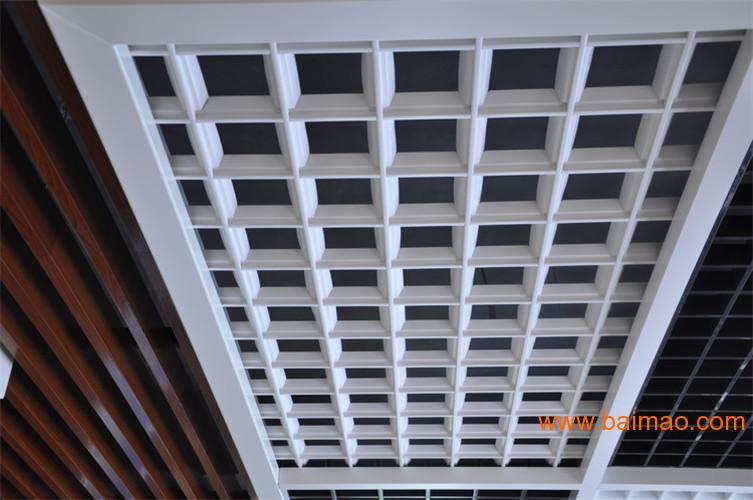 铝天花|铝格栅|佛山厂家供应木纹铝格栅天花吊顶材料