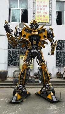 大型变形金刚机器人金属汽车模型摆件合金机器兽