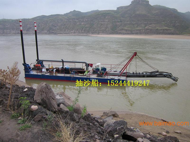 10寸冲吸式抽沙船用于云南大理河道采沙