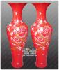 景德镇中国红陶瓷大花瓶报价 陶瓷大花瓶图片