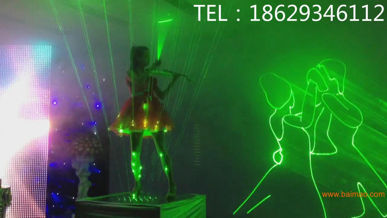 西安激光舞，西安激光小提琴，单人多人3D激光表演