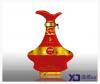 中国红陶瓷**瓶，麦秆画陶瓷**瓶，釉中陶瓷**瓶