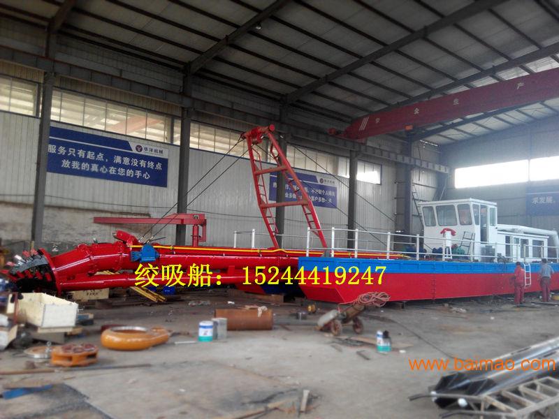 广东梅州200方绞式清淤船搭配1.3m绞头