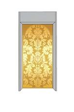 销售钛金色不锈钢电梯门板  生产不锈钢压纹橱柜面板