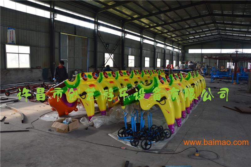 许昌创艺游乐香蕉火车打地鼠游乐设备，打地鼠的小火车