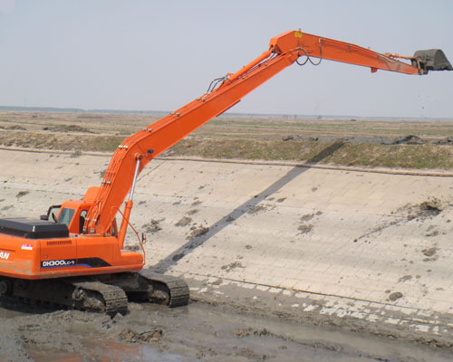挖掘机要改就改装Q550加强型加长臂