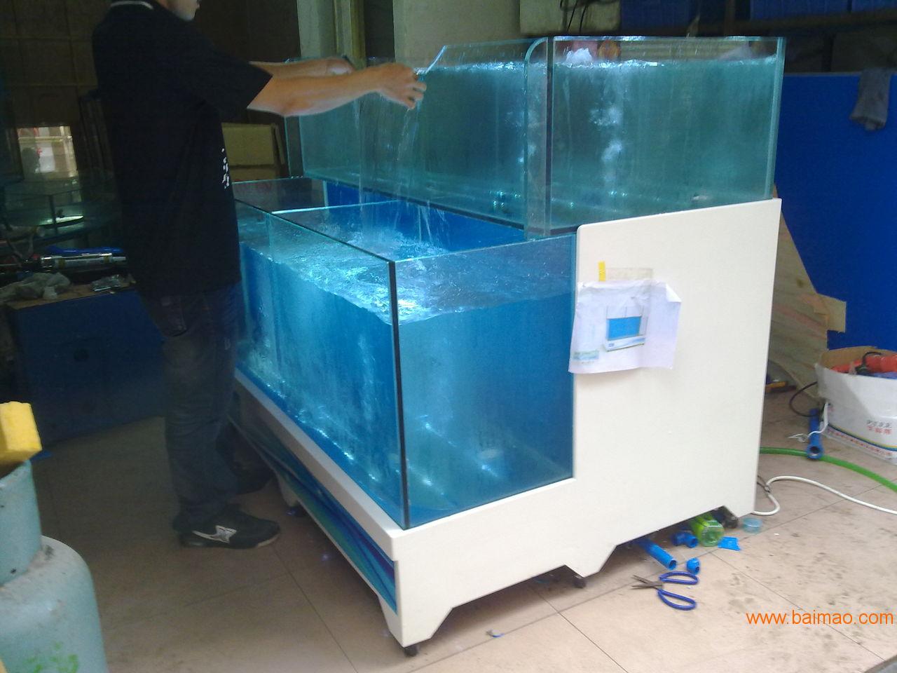 海鲜池玻璃鱼缸海鲜池制冷机过滤池系列