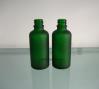 供应100ML蒙砂玻璃瓶 绿色蒙砂玻璃瓶 精油瓶