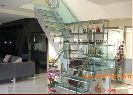 **国招商玻璃踏板楼梯/不锈钢楼梯/碳钢楼梯