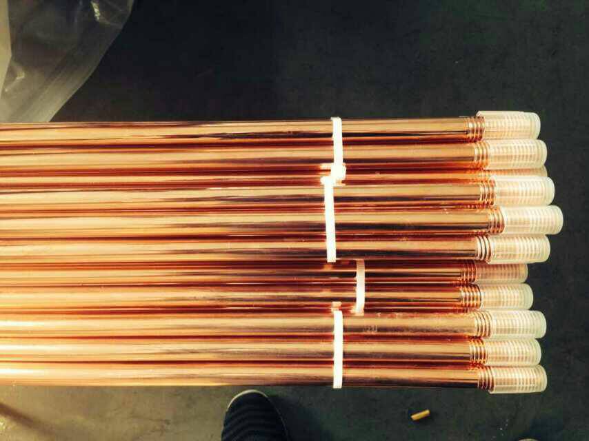 铜包钢接地棒  镀铜接地棒 镀铜接地极 铜包钢接地