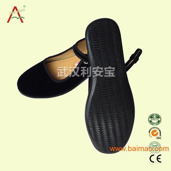 质量**老北京布鞋 黑色休闲平底布鞋 舒适透气
