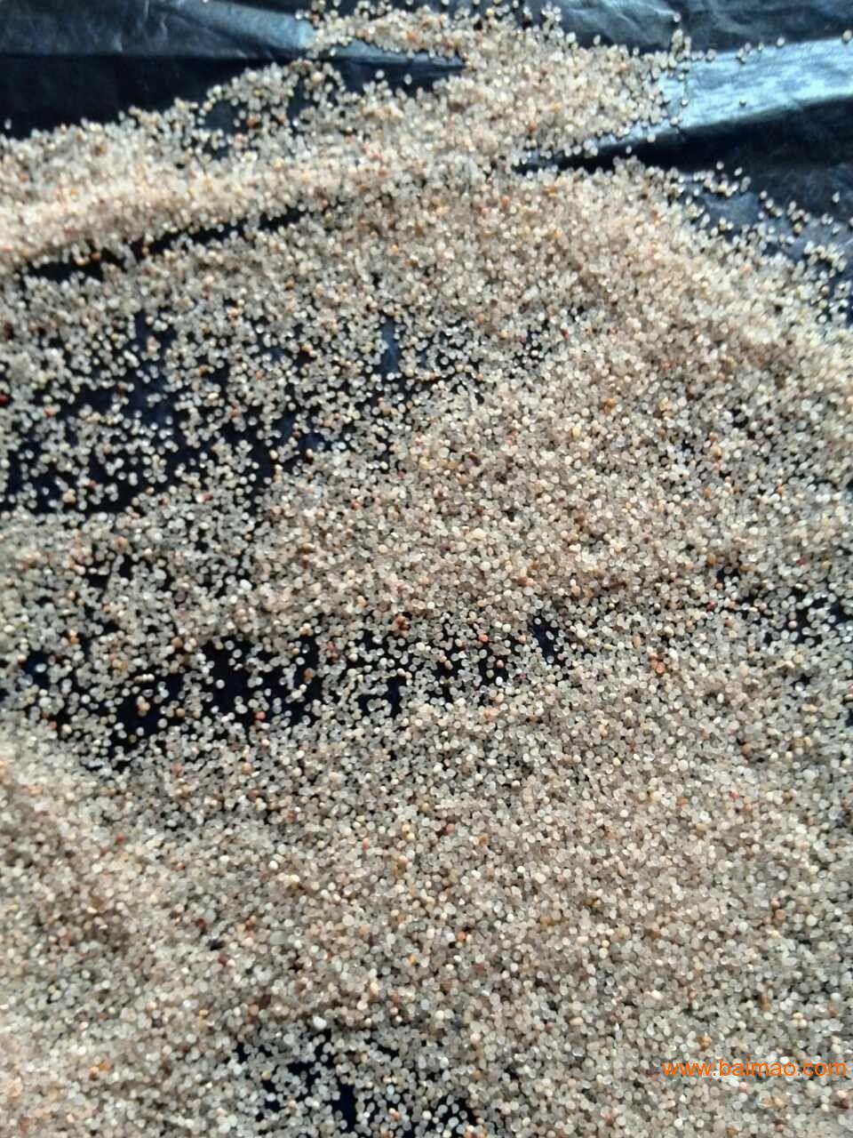 供应人造沙滩用20-40目圆粒沙