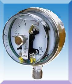 不锈钢耐震电接点压力表|耐震电接点真空压力表|无锡