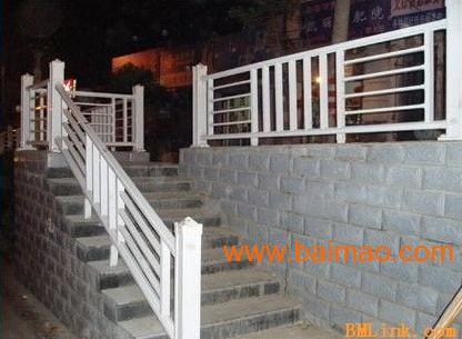 江宁塑钢楼梯护栏 楼梯栏杆 PVC楼梯扶手护栏价格