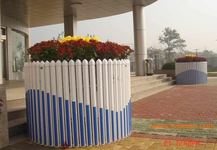 南京园艺护栏 PVC草坪护栏围栏栅栏 塑钢草坪花架
