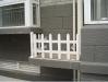 南京塑钢空调架 小区室外空调架 PVC塑钢空调架