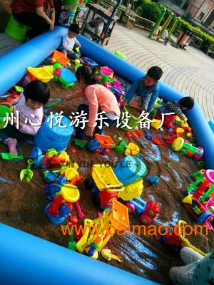 湖南省室内儿童游乐设备充气沙池/新颖充气沙池价格