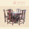 广州红木家具“红木餐桌”永华家具“明式官帽圆台”