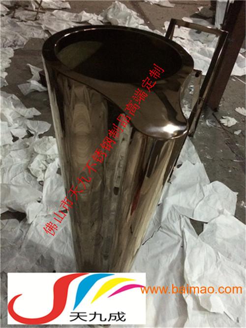 供应北京蚀刻雕花镜面无缝焊接创意艺术不锈钢花盆