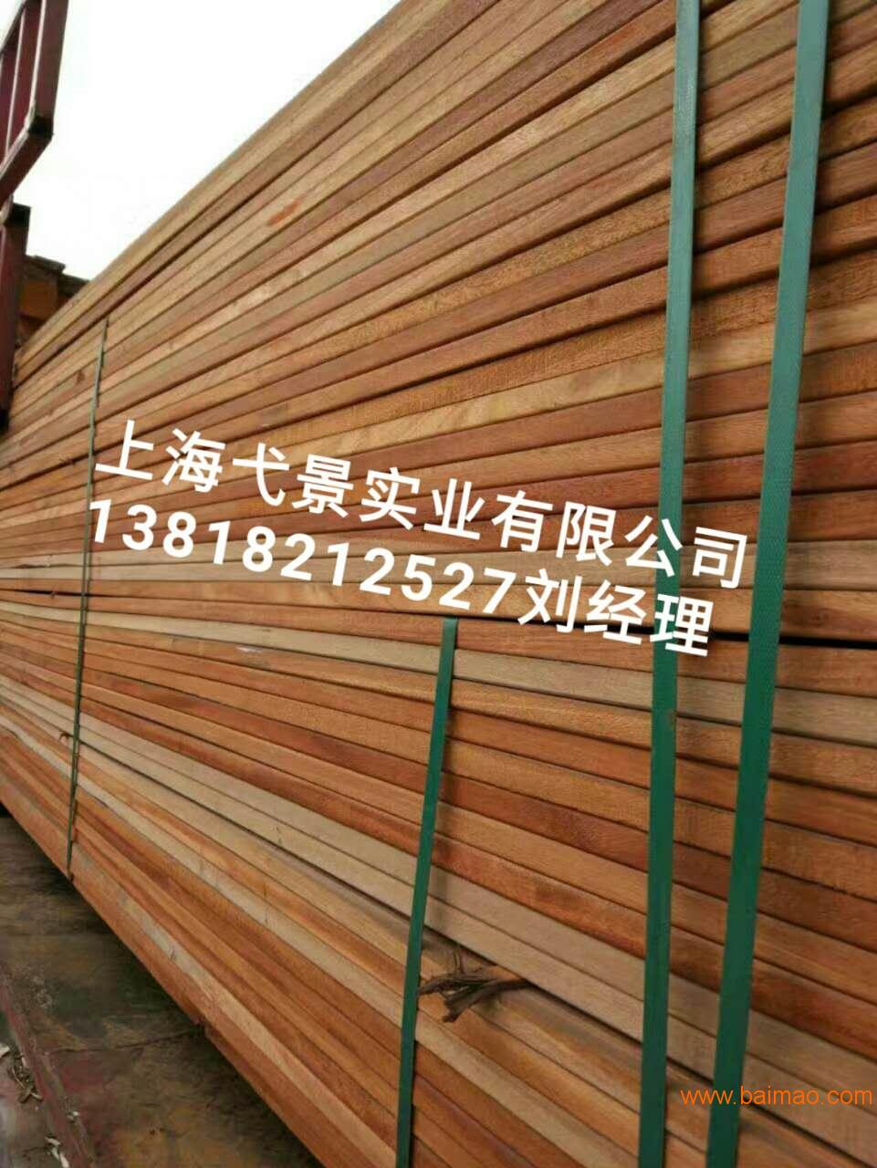 上海弋景户外菠萝格板材销售 印尼菠萝格板材实木门