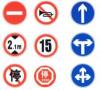 交通标志牌，道路标志牌，指示牌，路牌，反光交通指示