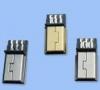 Mini USB接口 5P公头短体焊线式 不同镀层