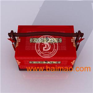 中国民俗手提月饼盒