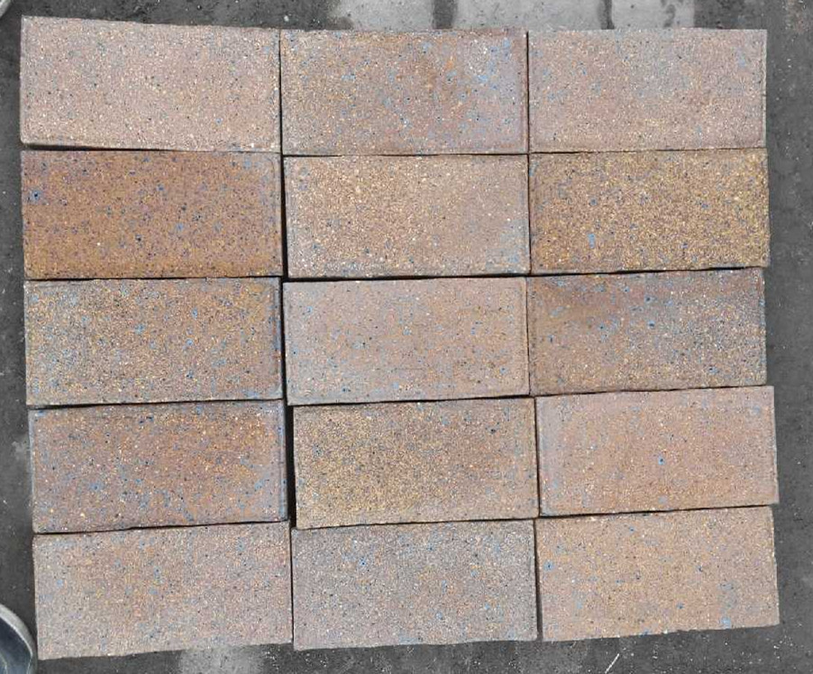 供应窑变砖咖啡色烧结砖陶土砖广场砖铺路砖