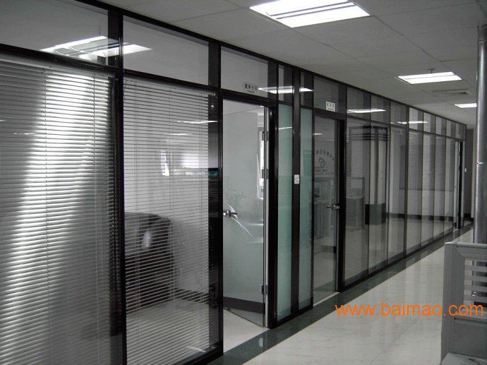 河南玻璃隔断墙/玻璃门安装价格/办公室玻璃隔断