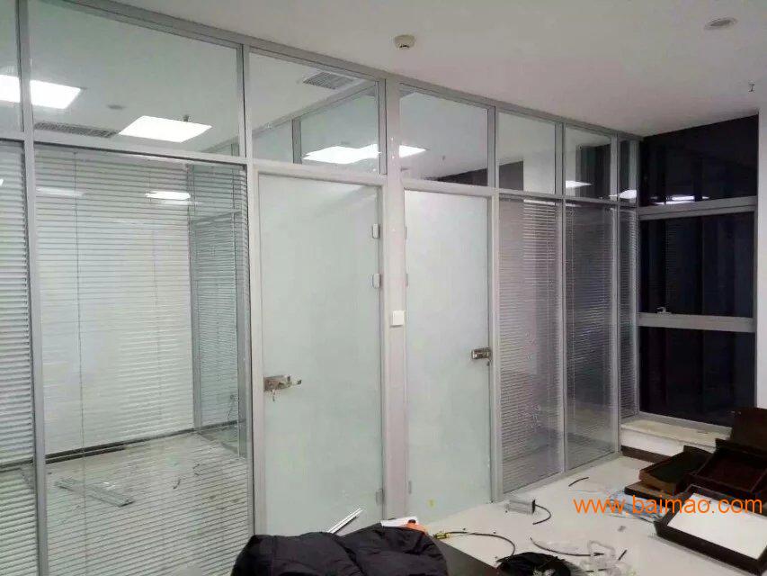 河南玻璃隔断墙/玻璃门安装价格/办公室玻璃隔断