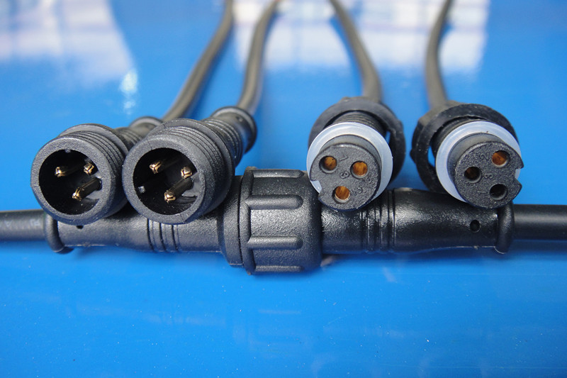 mts-015迷你三芯防水公母插头,防水连接线厂家/批发/供应商