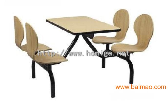 **餐桌椅生产商、分体餐桌椅、连体餐桌椅、餐厅家具