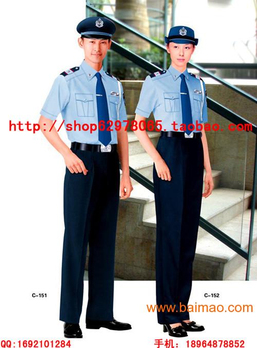 保安服夏装订做-物业保安服工作服-上海保安服衬衫