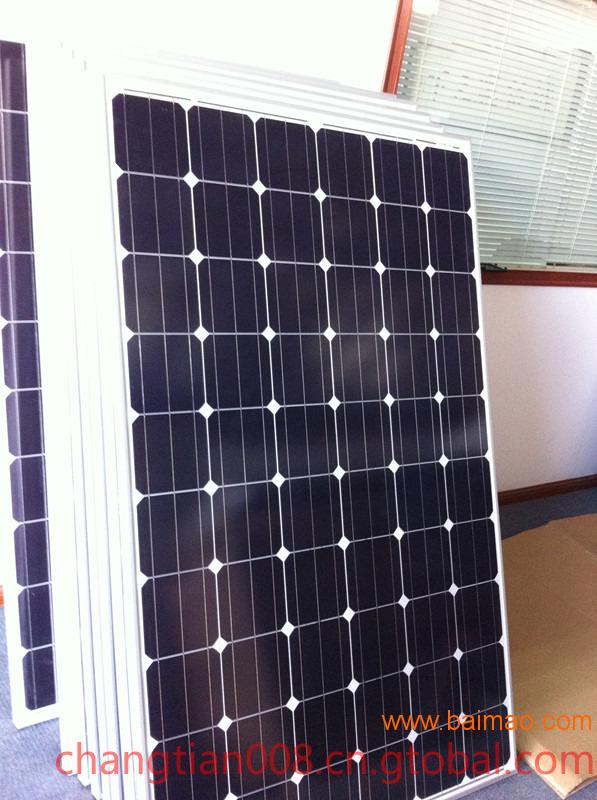 山东批发265W单晶硅太阳能电池板 效率20%