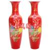 中国红**金龙大花瓶 超大摆件大花瓶