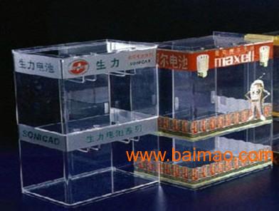 亚克力电池展示架｜亚克力电池回收盒｜有机玻璃展示盒