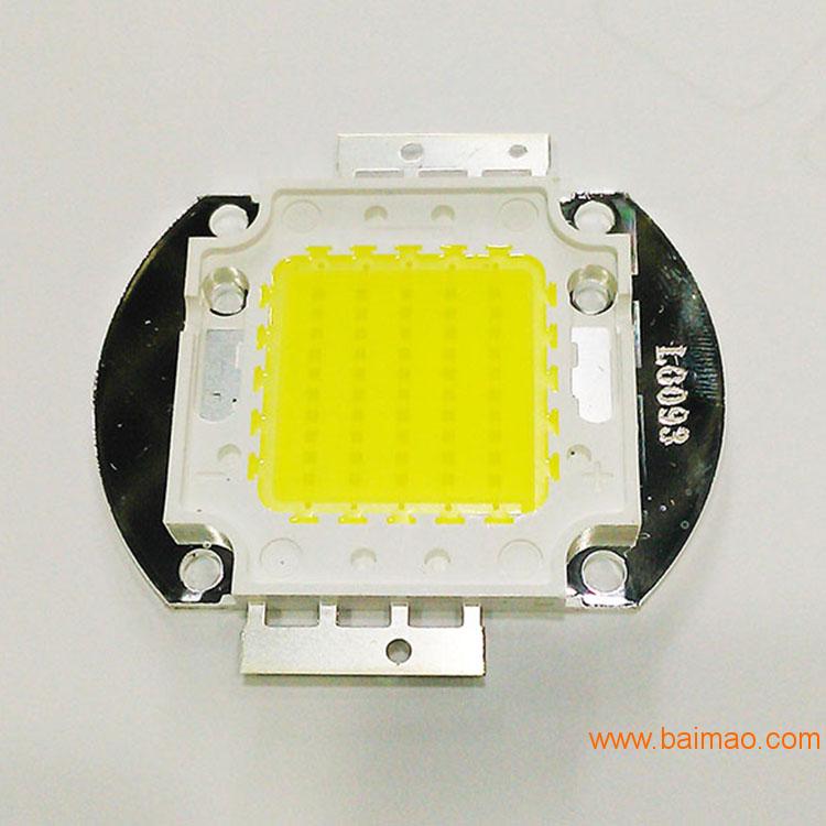 晶元芯片LED大功率集成 暖白50W大功率灯珠