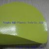 荧光绿防水PVC涂层夹网布 箱包面料