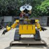 科幻主题公园设计机器人，送餐传菜机器人能唱歌会跳舞