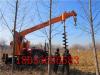 拖拉机改装吊车挖坑机  挖坑立杆一体起 挖坑吊杆机