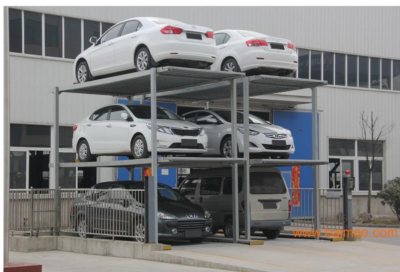 厂家供应地坑三层停车设备 立体车库生产原理