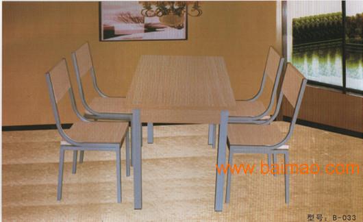 霸州钢木餐桌椅|买优惠的快餐桌子来冒盛家具厂