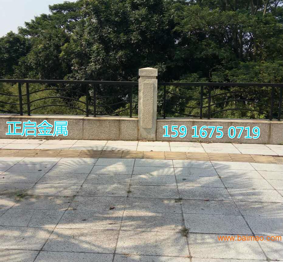 东莞正启护栏厂家工程承包 批发供应河堤护栏