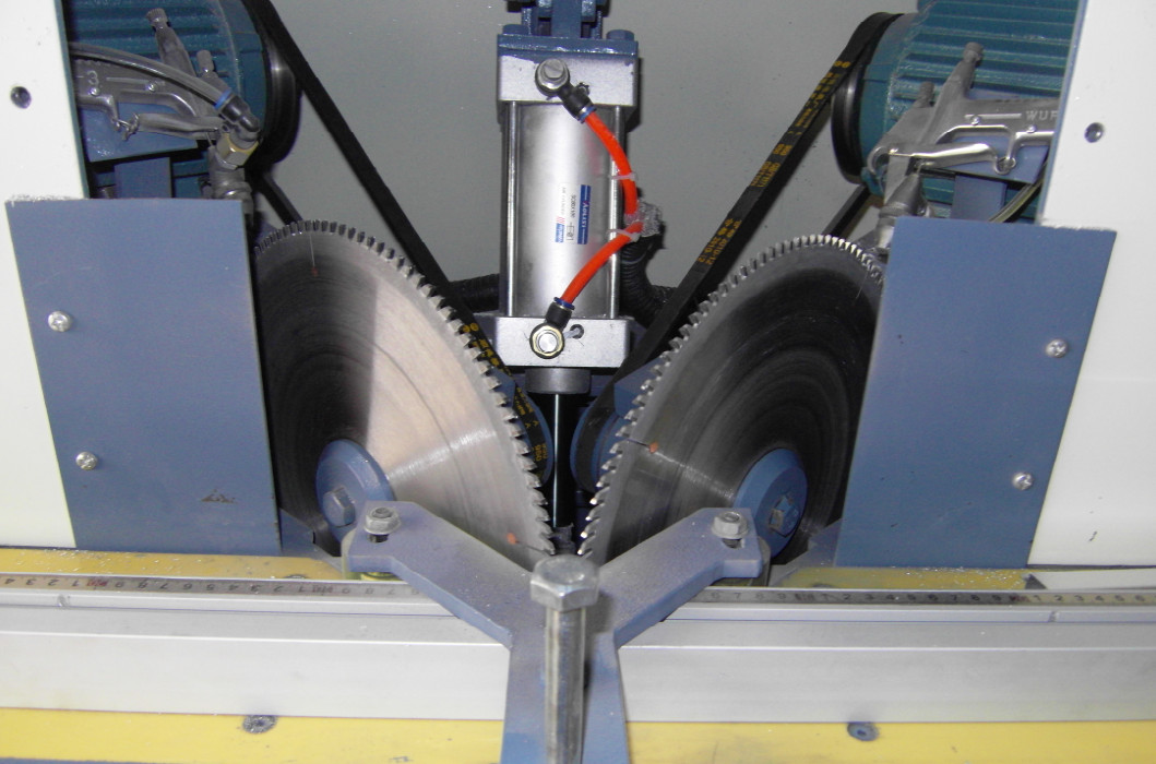 45°双锯切角机 mj-350厂家/批发/供应商