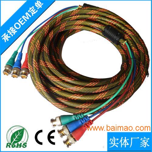 同轴电缆 东莞监控视频线  安防线材**工程布线